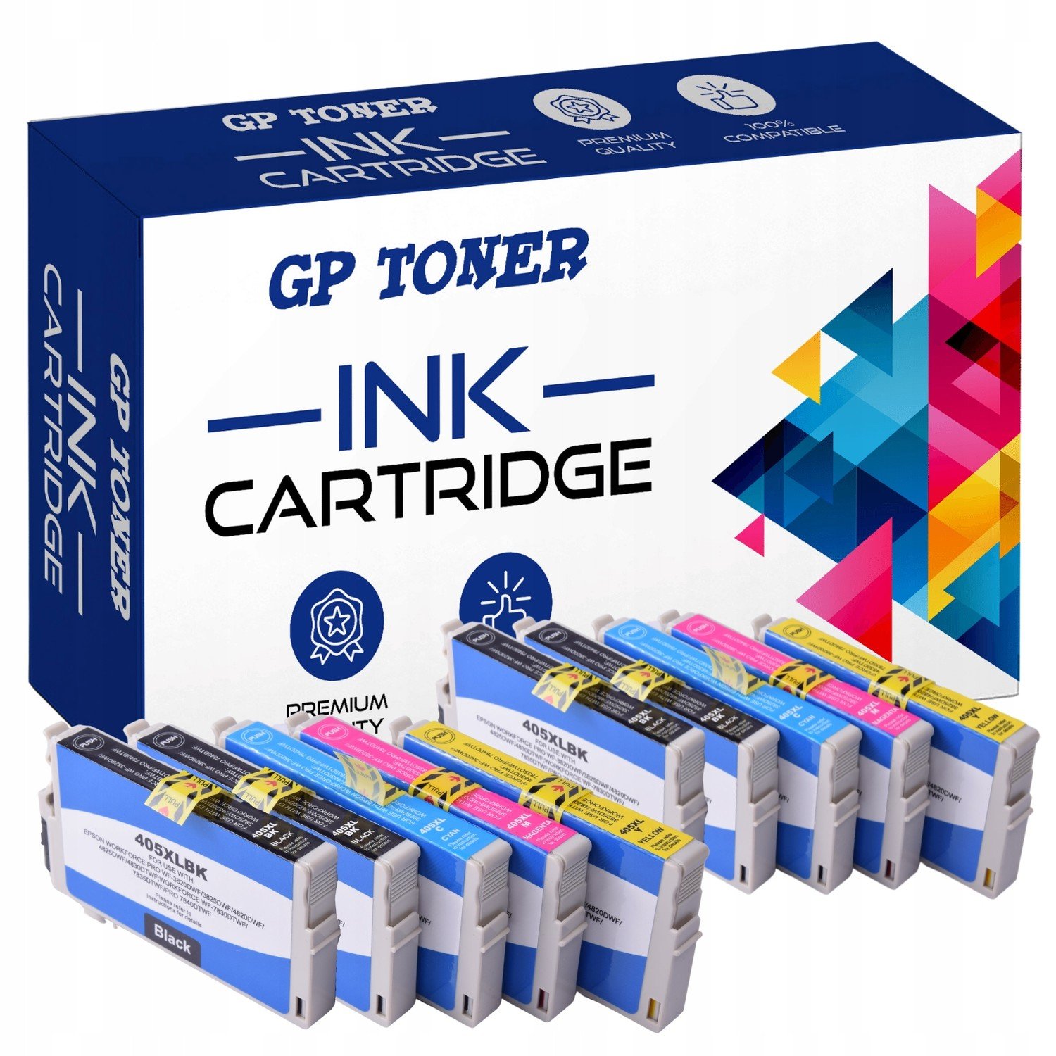 10x Zde Na Epson 405 XL WF-3800 WF-4825 WF-4830