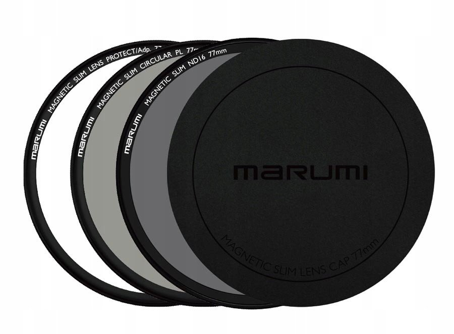 Sada 3 filtrů Marumi Magnetic Slim Basic Kit 77