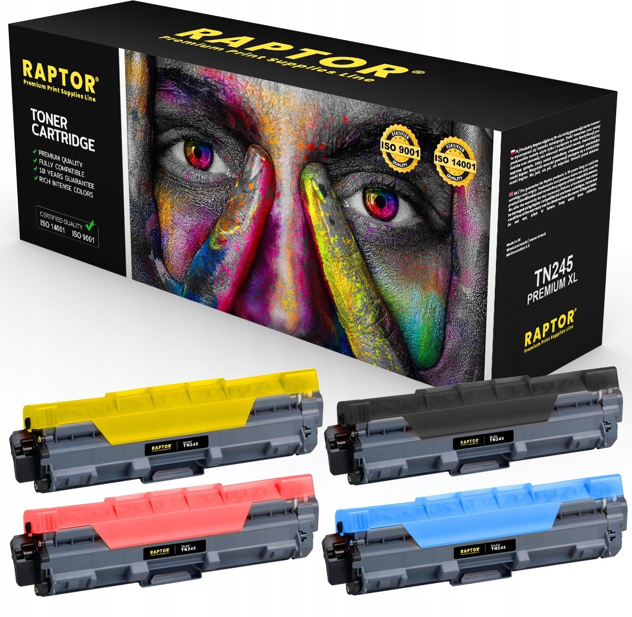 4x Toner Do Brother TN-245 HL-3140CW HL-3150CDN