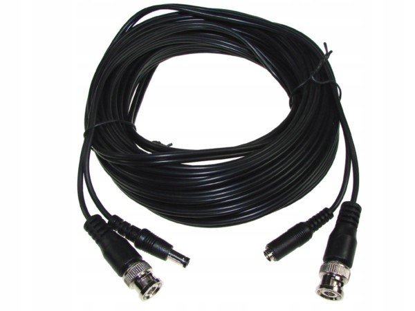 Kabel Bnc(konektor-konektor)+dc 2,1/5,5(KONEKTOR-KONEKTOR) 30M