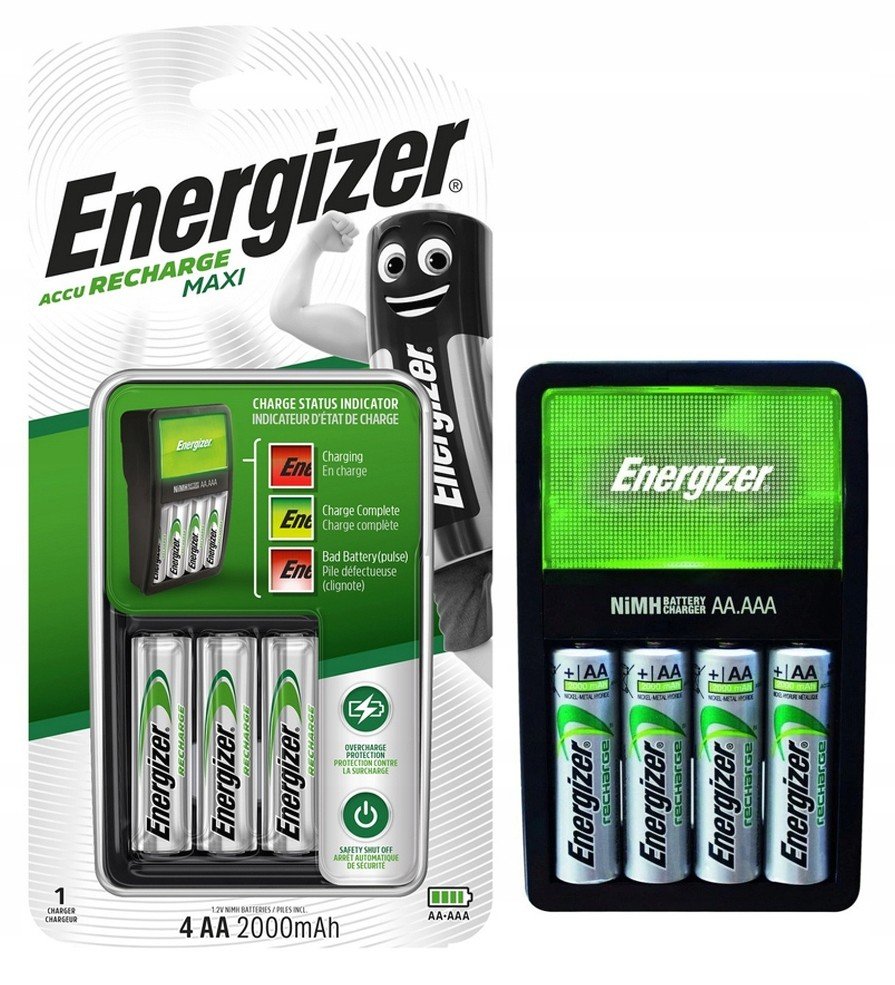Nabíjení Energizer 4 ks R6 Aa 2000mAh