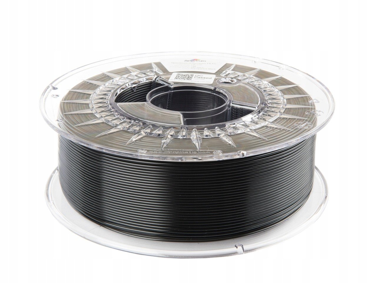 Filament Spectrum Pet-g transparentní černá 1kg