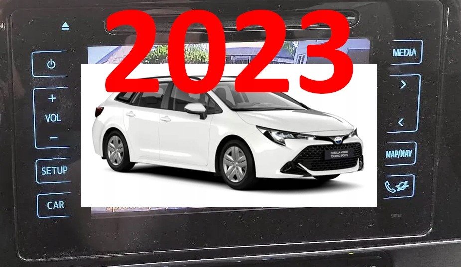 Mapa Toyota Corolla (2014-2019) Toyota Touch 2 Go