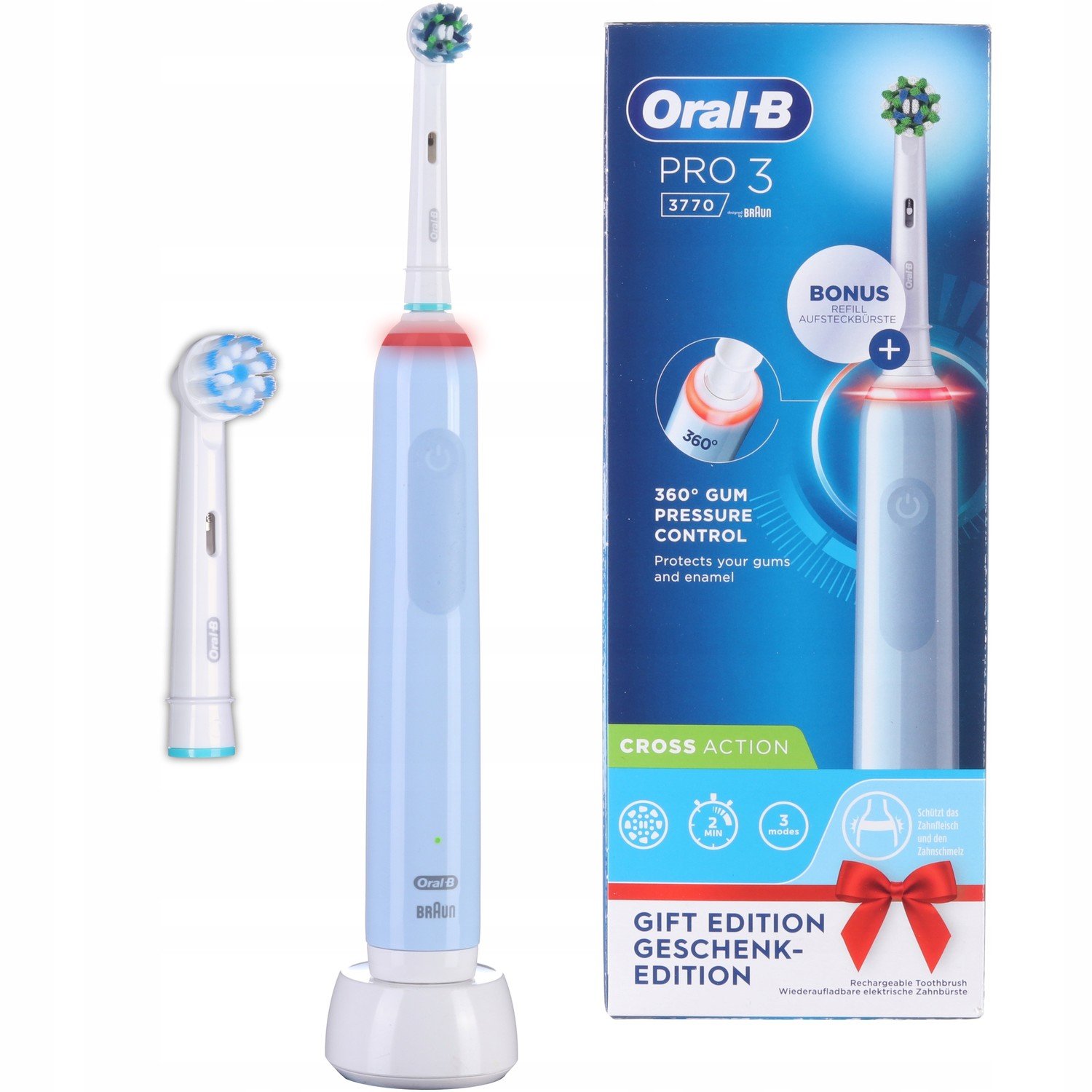 Elektrický zubní kartáček Oral-B pro zuby Pro 3 3770