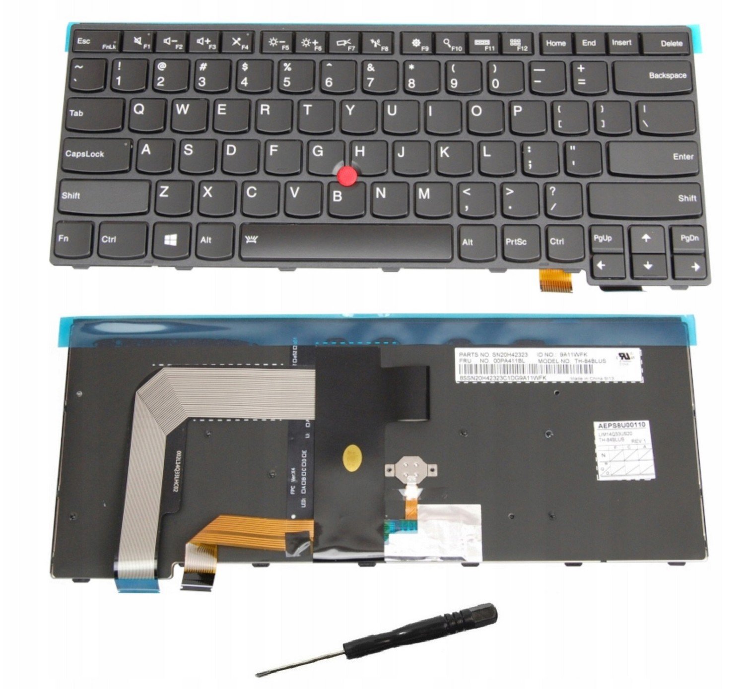 Klávesnice Pro Lenovo Thinkpad T460S T470S Led