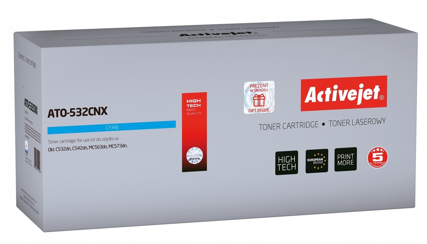 Toner ActiveJet ATO-532CNX cyan Oki 46490607