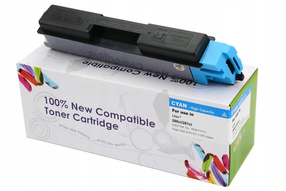 Toner Cartridge Web Cyan Utax 260 náhradní 652611