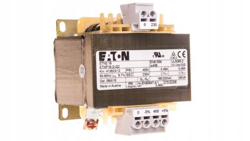 1fázový transformátor 160VA 400/230V STN0,16(400/