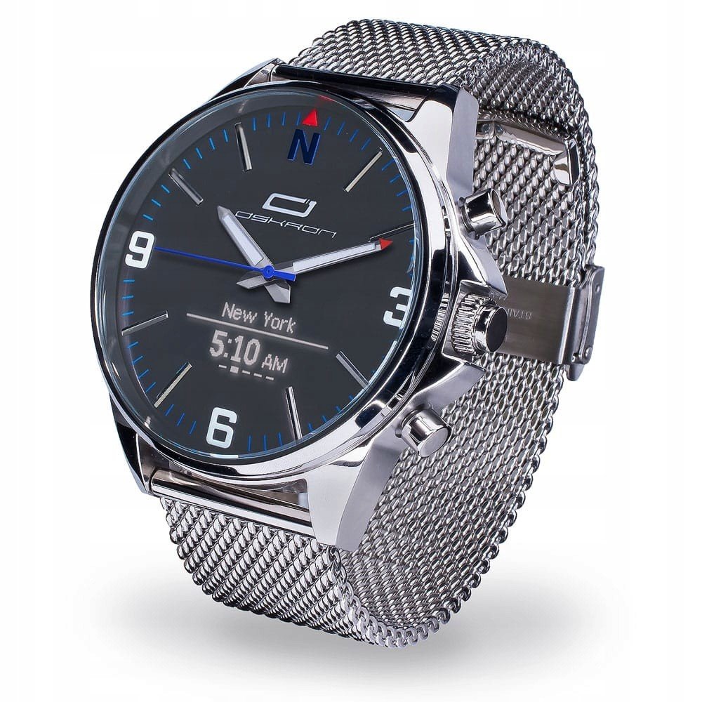 Chytré hodinky Oskron Gear Silver