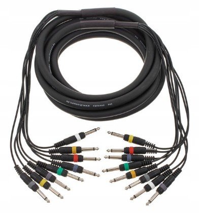Multipárový kabel multicore Jack 6,3 mm 5 m