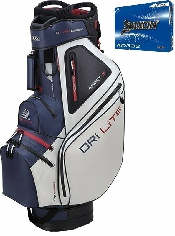 Big Max Dri Lite Sport 2 SET Navy/Silver Cart Bag