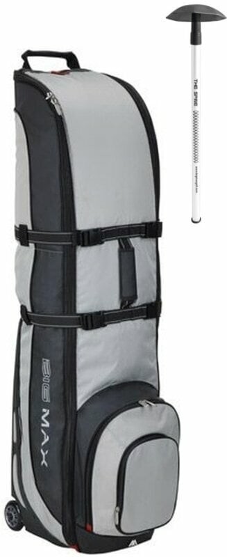 Big Max Wheeler 3 Travelcover Black/Silver + The Spine SET