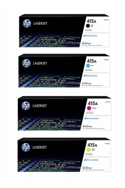 Sada 4x Hp 415A W2030A W2031A W2032A W2033A Cmyk