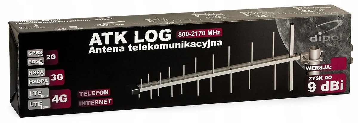 Logarytmické Antena Atk-log/sma Kabel 5m