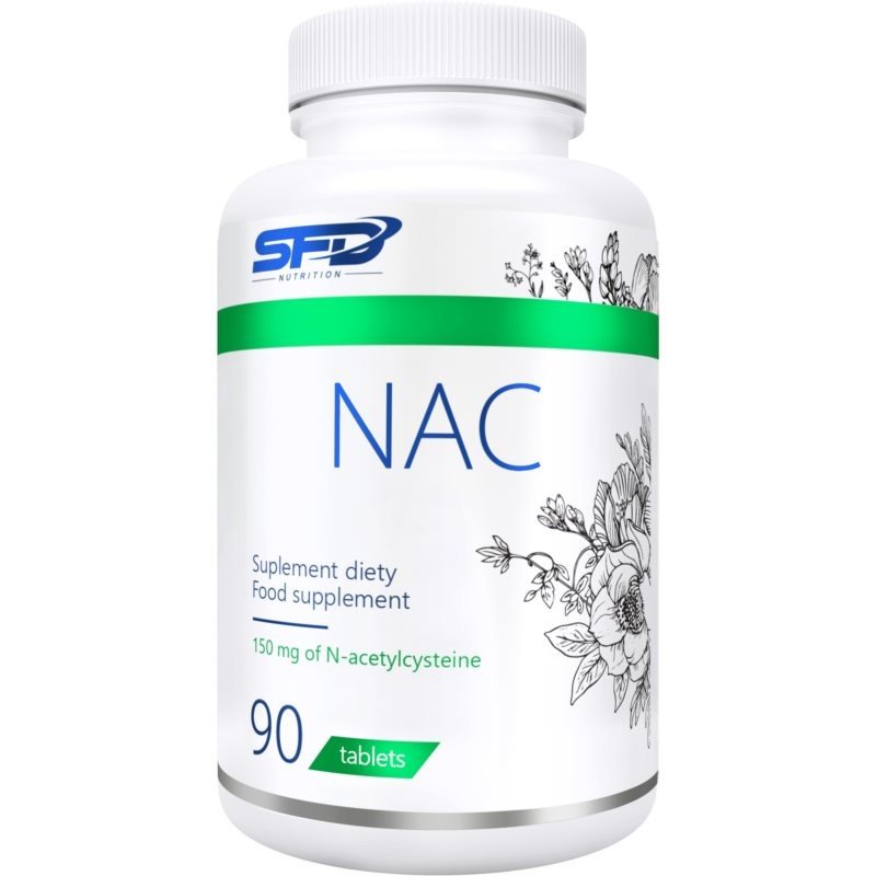 SFD Nutrition NAC podpora tvorby svalové hmoty 90 tbl