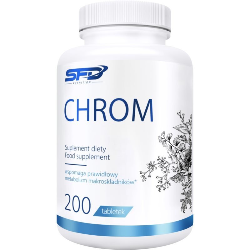 SFD Nutrition Chrome tablety pro udržení normální hladiny cukru v krvi 200 tbl