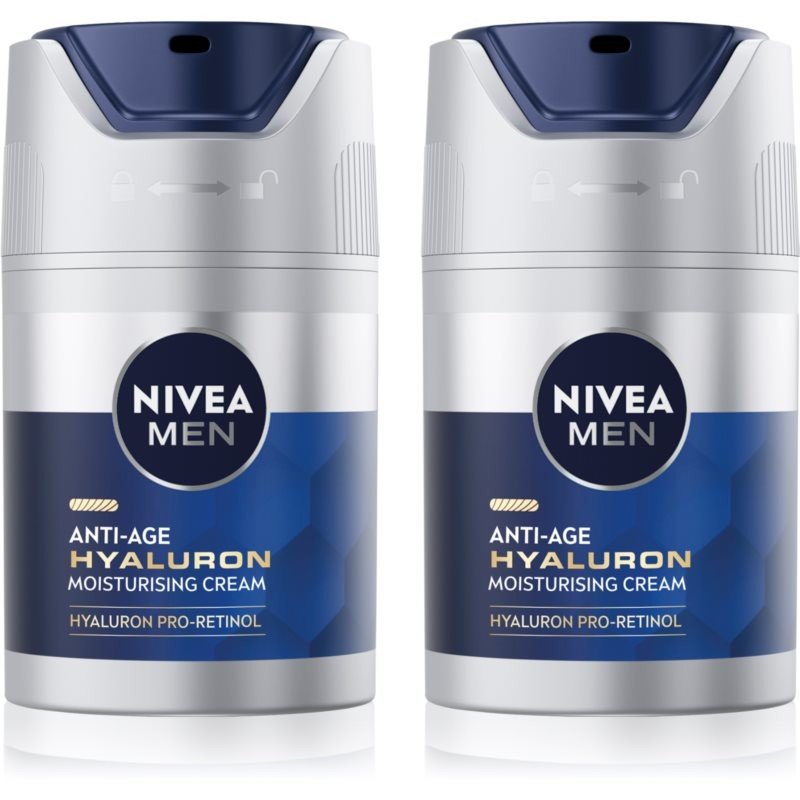 Nivea Men Hyaluron Pro-Retinol krém proti vráskám (výhodné balení) pro muže