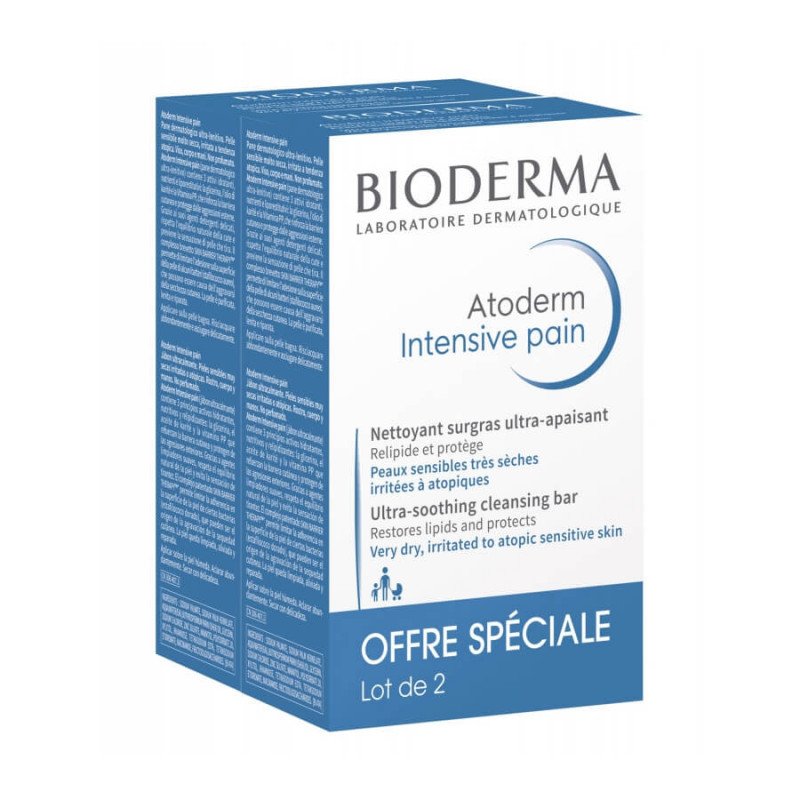 Bioderma Sada ultra zklidňujících mycích kostek Atoderm Intensive Pain Duo