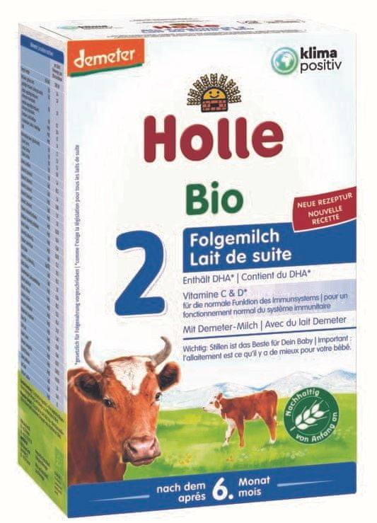 Holle Bio - dětská mléčná výživa 2 pokračovací - 4 x 600g