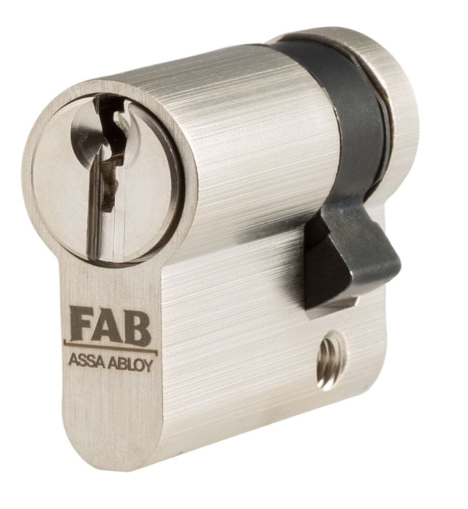 FAB jednostranná cylindrická vložka 3.00/DNs 30+10, 3 klíče