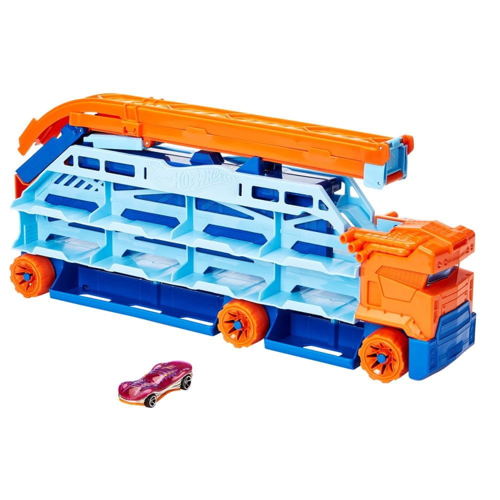 Hot Wheels Tahač s vysokou dráhou HDY92