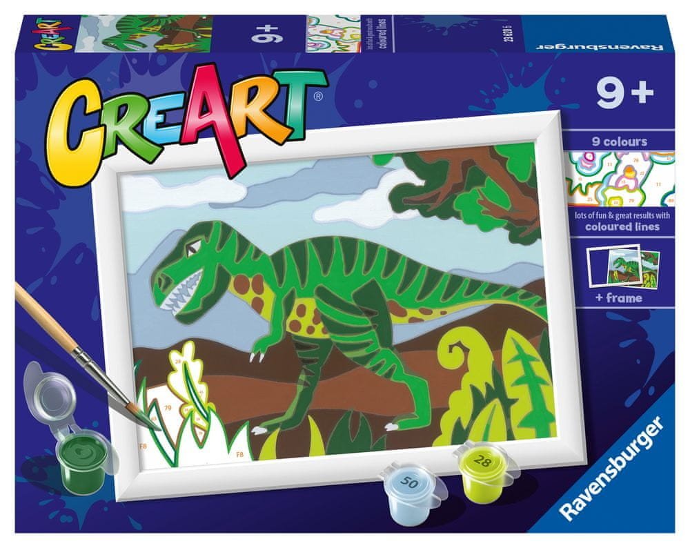 Ravensburger 236206 CreArt Toulající se dinosaurus