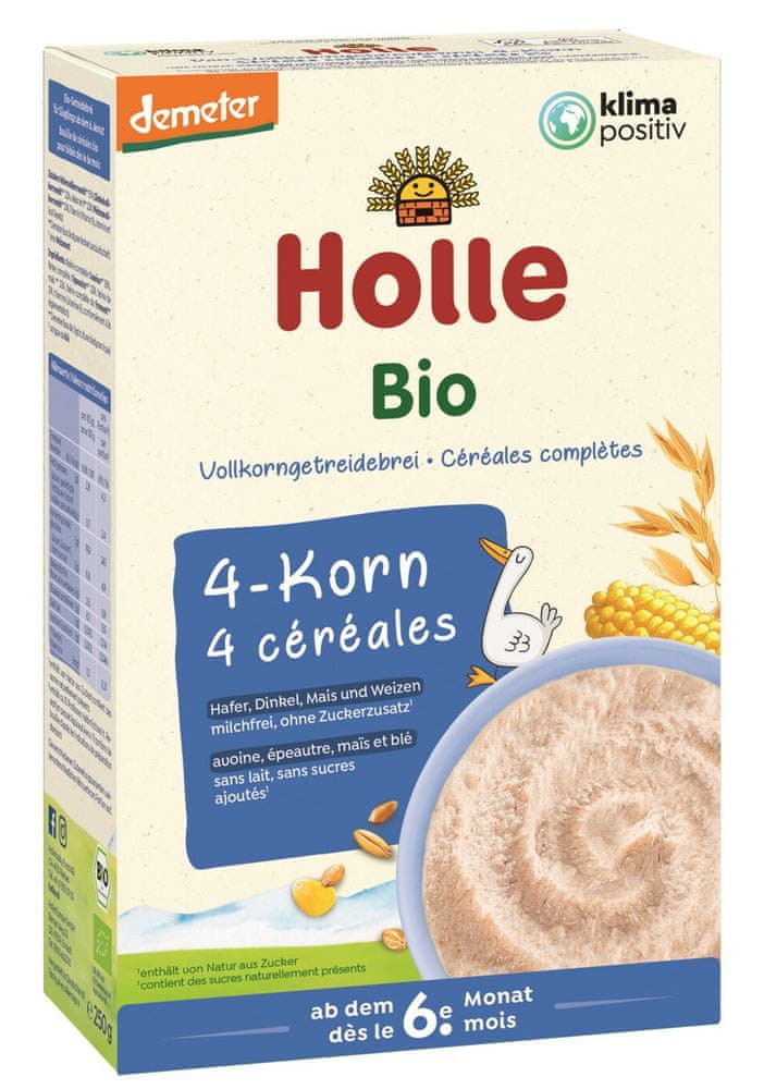 Holle Bio 4 zrnná celozrnná kaše - 3 ks
