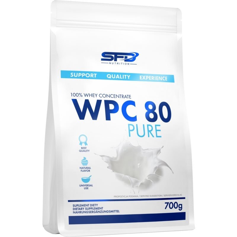 SFD Nutrition WPC 80 Pure syrovátkový protein bez laktózy příchuť Natural 700 g