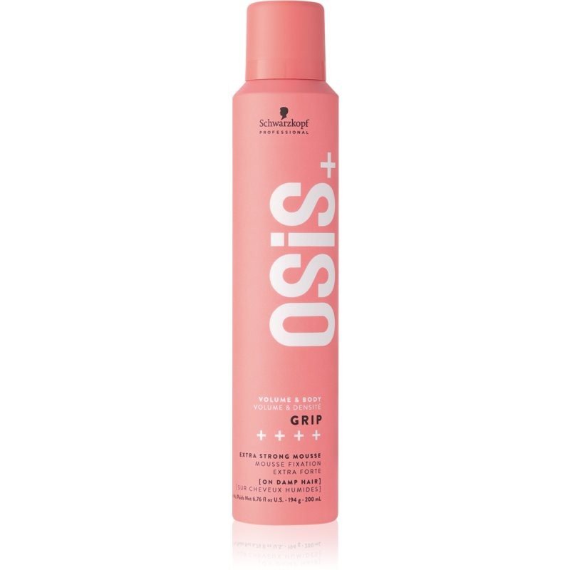 Schwarzkopf Professional Osis+ Grip pěna na vlasy ultra silná fixace 200 ml