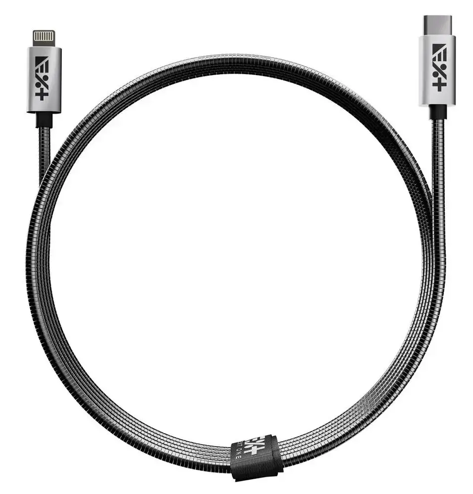 Next One USB-C to Lightning Metallic Cable 1.2m - Silver, LGHT-USBC-MET-SL
