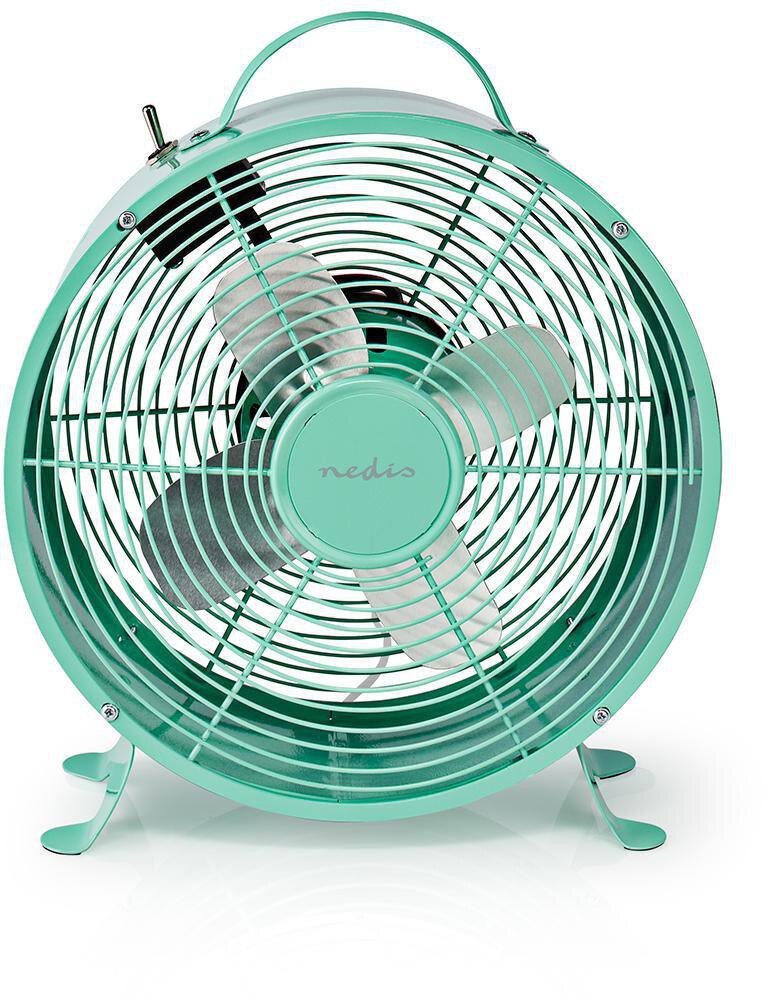 NEDIS stolní ventilátor, 25cm, 20W, 2 rychlosti, tyrkysová - FNCL10TQ20