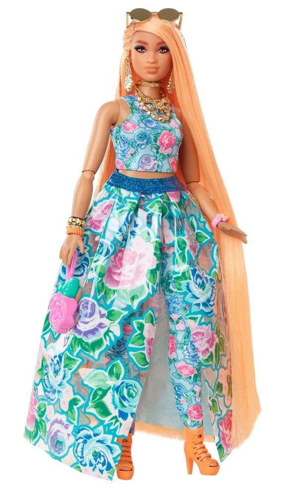 Mattel Barbie Extra Módní panenka - Květinový look HHN11