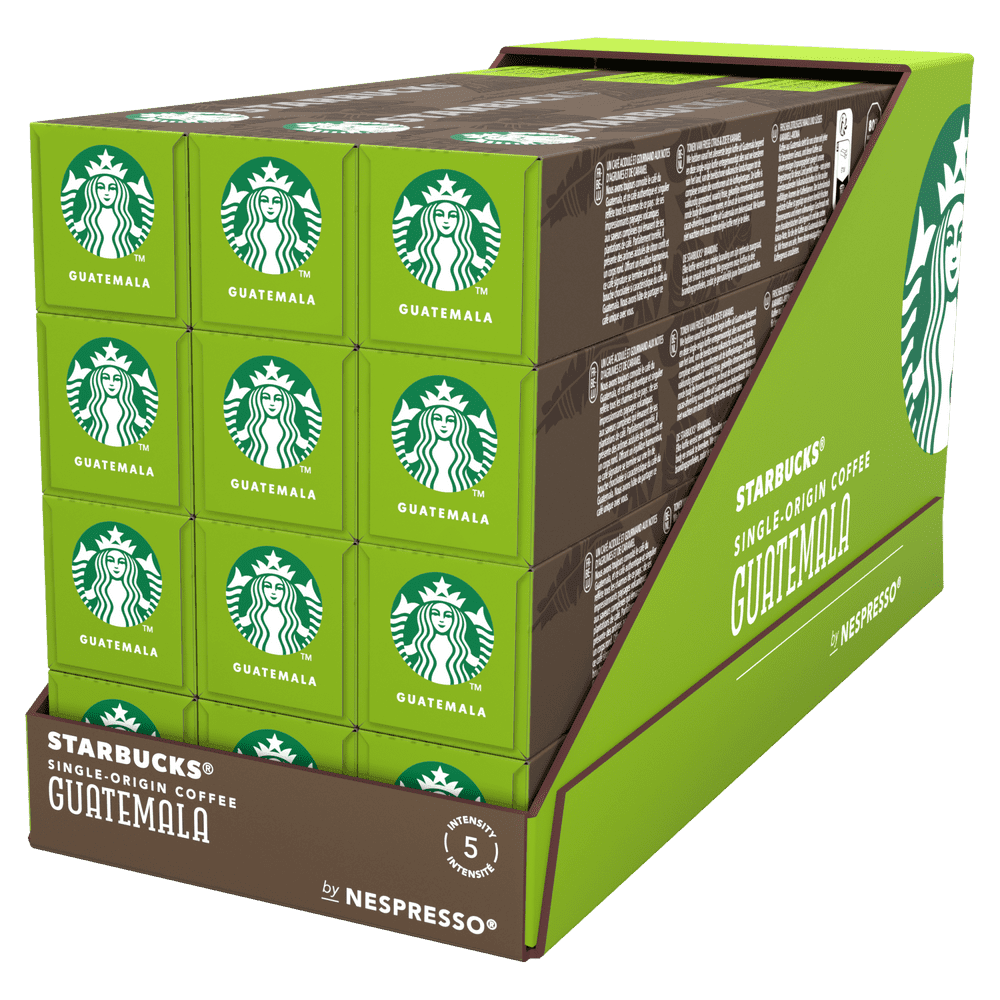 Starbucks by Nespresso Single-Origin Guatemala, kávové kapsle – 12x10 kapslí v balení