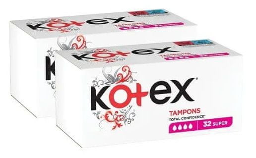 Kotex PACK Tampony Super 2 x 32ks