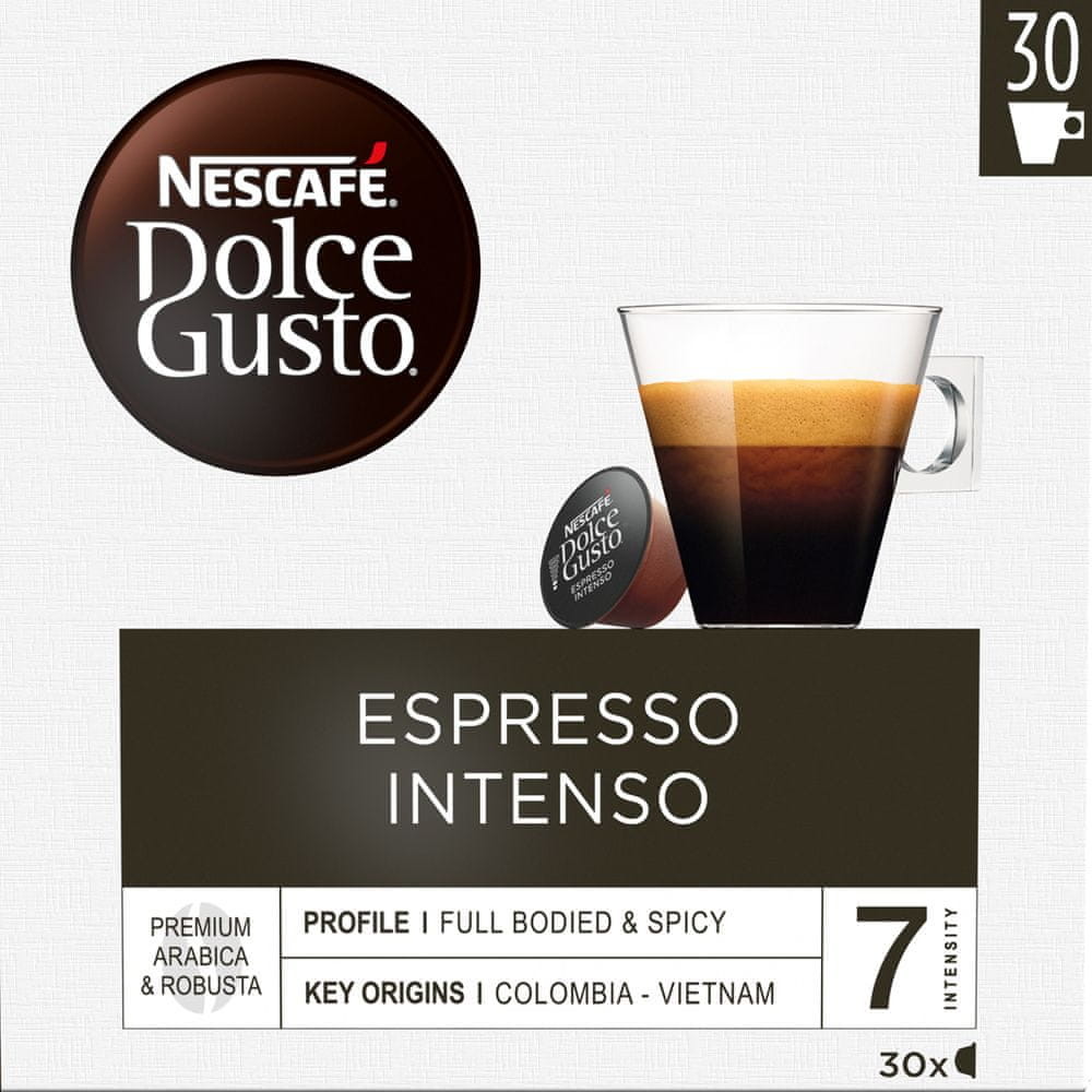 NESCAFÉ Dolce Gusto Espresso Intenso – kávové kapsle – 30 kapslí v balení