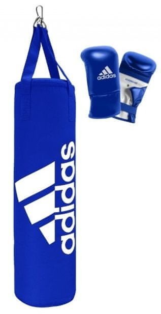 Adidas Blue Corner Boxing Kit (pytel 18kg+rukavice) Blue/White