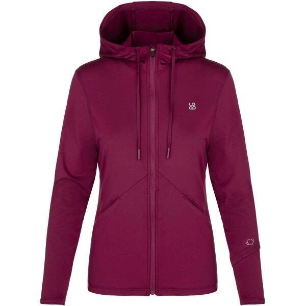 Loap MELENA Dámská mikina, vínová, velikost XL