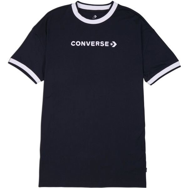 Converse WORDMARK TEE DRESS Dámské šaty, černá, velikost S