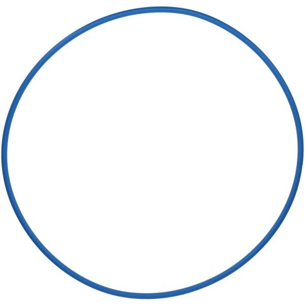 Fitforce HULA HOOP 90 Gymnastická obruč, modrá, velikost UNI