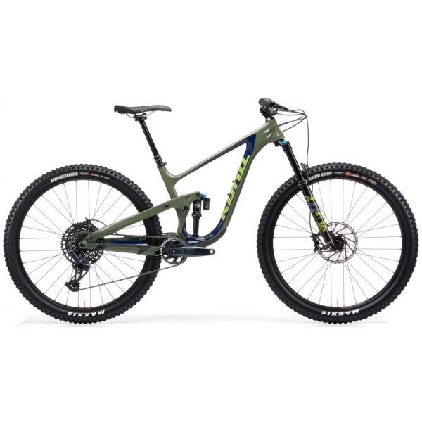Kona PROCESS 134 CR Celoodpružené horské kolo, tmavě zelená, velikost L