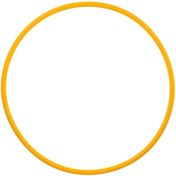 Fitforce HULA HOOP 70 Gymnastická obruč, žlutá, velikost UNI