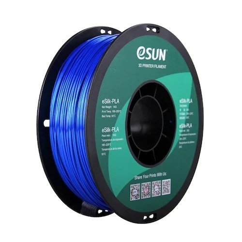 Filament eSun eSilk Pla modrá 1kg
