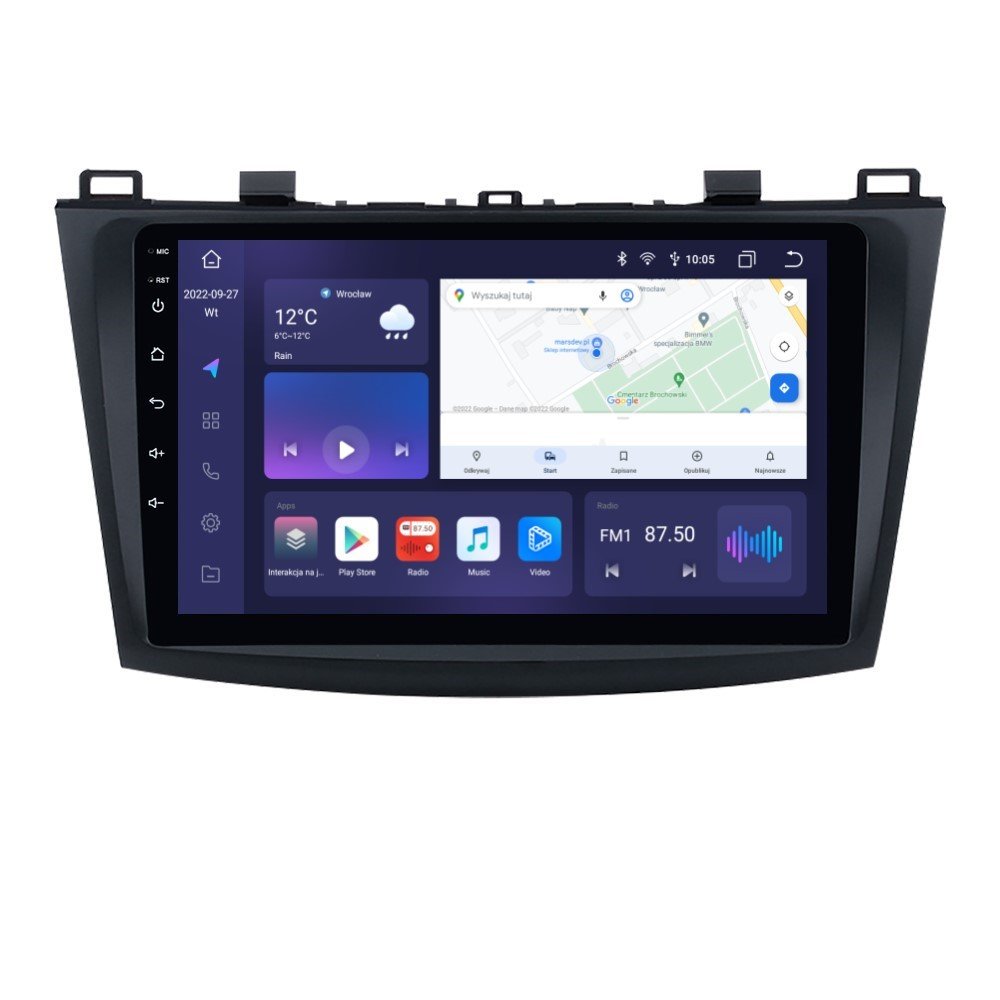 Navigační Rádio Android Mazda 3 6/128 Carplay Dsp