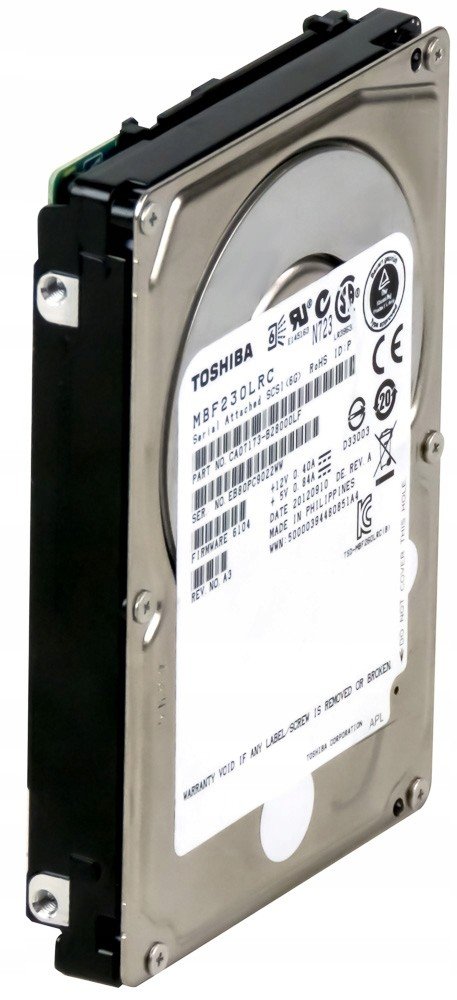 Toshiba MBF230LRC 300GB Sas 10000RPM 2,5''