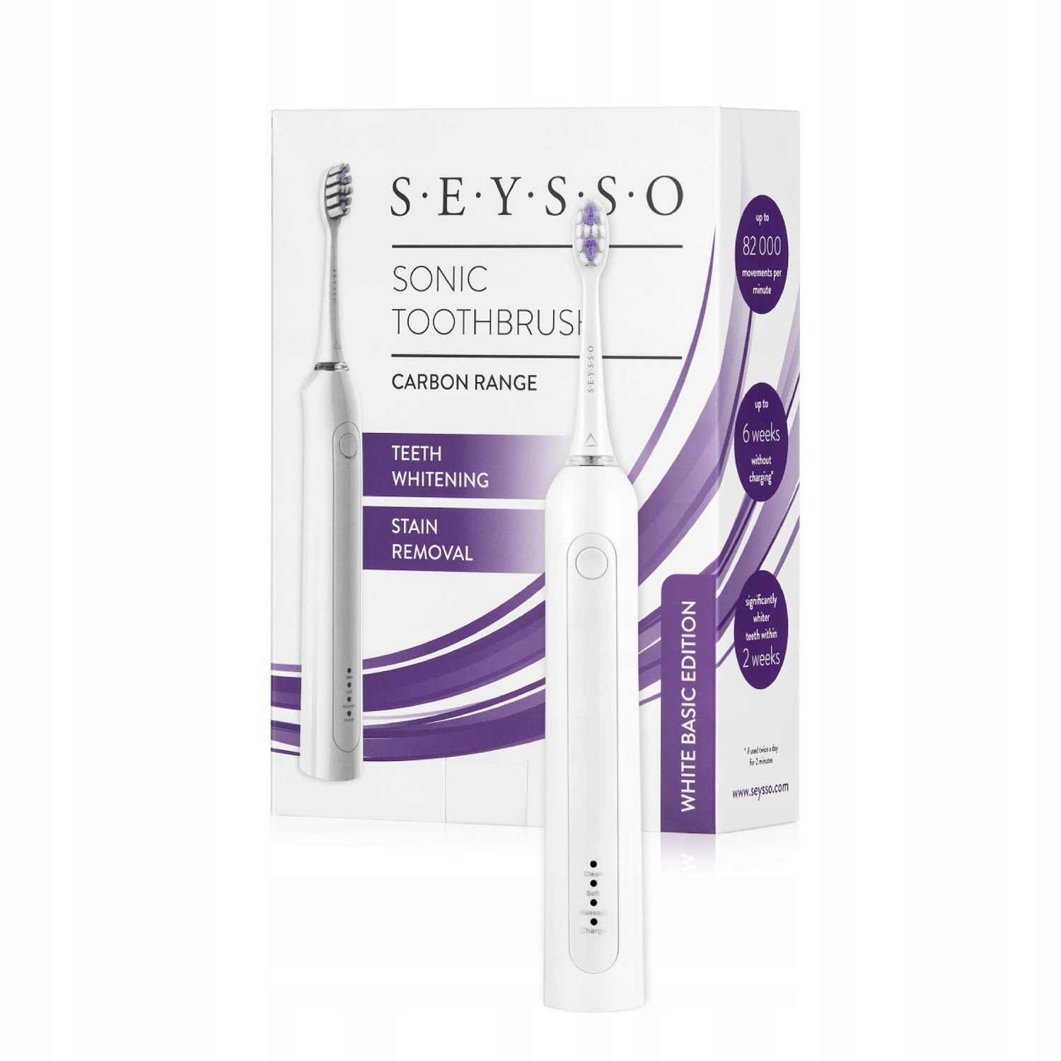 Seysso Basic Edition – sonický kartáček bílý