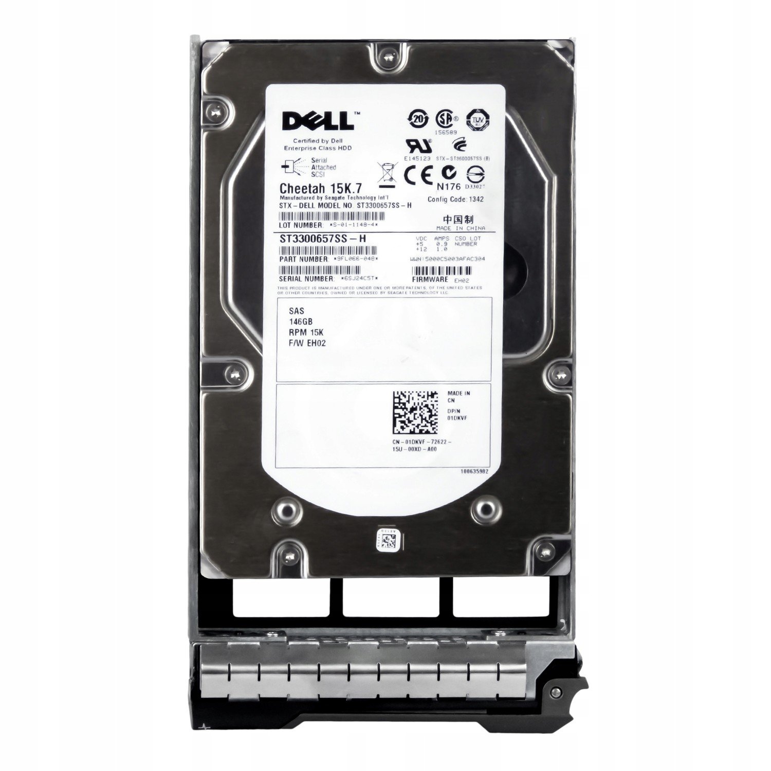 Dell 01DKVF 146GB 15K 16MB Sas 3.5'' ST3300657SS-H
