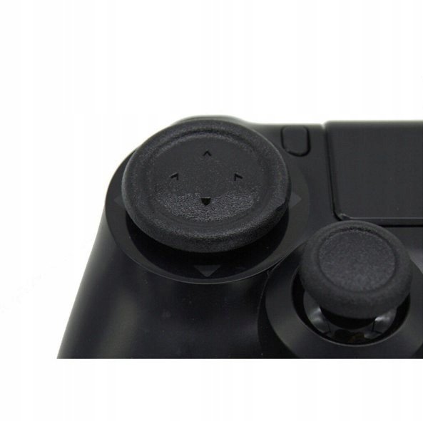 Překrytí Plochý D-pad Černý Tuning Pada PS4