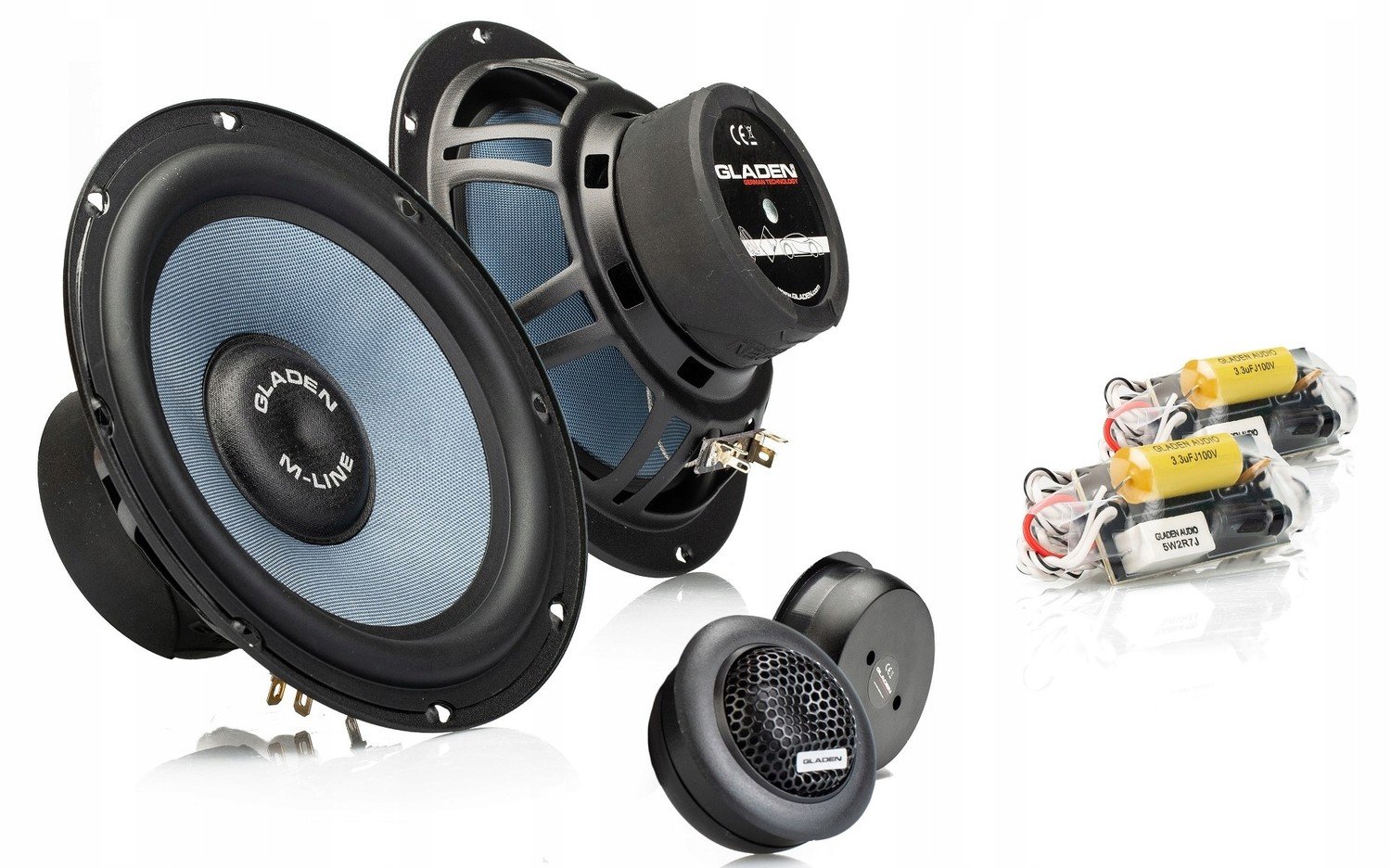 Gladen M 165 G2 2cestná sada, 85W Rms 3Ohm