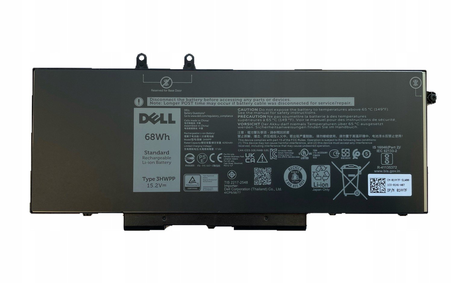 Nový Dell 10X1J Latitude 5501 5401 5511