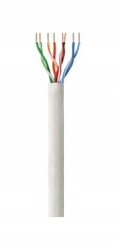 Kabel Kroucený U/utp CAT5E Drát 305M Cca Šedý